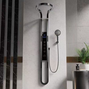 <span class=keywords><strong>Douche</strong></span> moderne <span class=keywords><strong>de</strong></span> luxe en acier inoxydable 304, thermostatique, pluie LED, température numérique, multifonctionnelle, écran <span class=keywords><strong>de</strong></span> <span class=keywords><strong>douche</strong></span>, ensemble <span class=keywords><strong>de</strong></span> <span class=keywords><strong>douche</strong></span>, pluie douce - Product Image 1