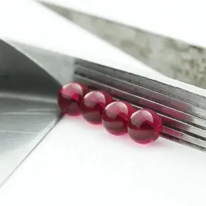 Wholesale cabochon Ruby sphere 5# Synthetic Corundum for Sale