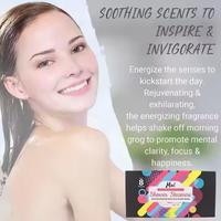 Mzel Bombes de Douche Coffret Cadeau-8 Vapeurs Aromathérapie Comprimés de Vapeur avec Huiles Essentielles Naturelles pour Vaporiser la Douche de Spa
