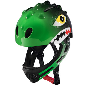 <span class=keywords><strong>Casco</strong></span> Integral 2 en 1 para Niños con Diseño de Dinosaurio 3D, Protector de Barbilla <span class=keywords><strong>Desmontable</strong></span> y Resistencia a Impactos de EPS de Alta Densidad, Venta al Por Mayor - Product Image 2