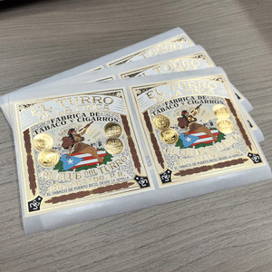 Papel de textura personalizado, lámina de oro, <span class=keywords><strong>pegatinas</strong></span> de papel de alta calidad, diseño de gama alta, etiquetas <span class=keywords><strong>caras</strong></span> de alta calidad para cajas de cigarros - Product Image 3