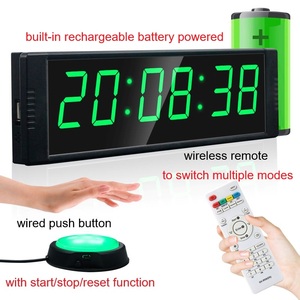<span class=keywords><strong>Cronometro</strong></span> Elettronico Digitale GX <span class=keywords><strong>con</strong></span> Batteria Integrata Ricaricabile, Display LED, Timer per Giochi <span class=keywords><strong>con</strong></span> Telecomando e Pulsante a Pressione, Supporto da Tavolo - Product Image 4