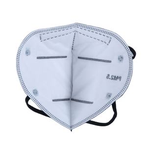 Masker Wajah sekali pakai 6 lapis dapat disesuaikan perlindungan kerja KN95 abu-abu antidebu <span class=keywords><strong>meltblown</strong></span> bernapas kain non-tenun untuk masker - Product Image 5