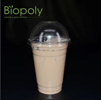 Couvercles jetables en PLA les mieux notés, résistants à la chaleur, écologiques, biodégradables, sans danger pour les aliments, adaptés aux boissons froides et aux glaces