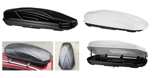 Accesorio de caja de techo de plástico ABS impermeable de doble cara Universal, montaje de enganche de estilo deportivo, almacenamiento de carga, ajuste superior de techo de coche Toyota - Product Image 3