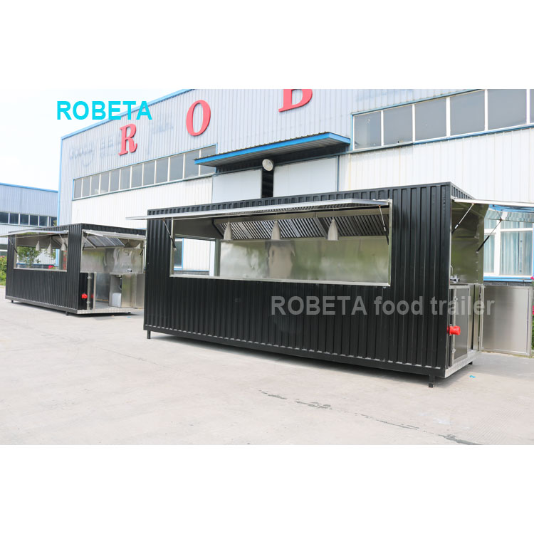 Современный мобильный пищевой грузовик ROBETA австралийского стандарта, контейнер, пищевой прицеп