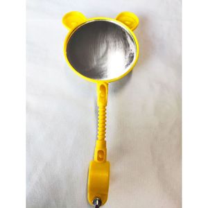 Espejo retrovisor para bicicleta de niños, espejo plano de plástico con soporte para manillar ajustable, accesorios para bicicleta de niños, multicolor - Product Image 4