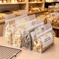 Sacs d'emballage alimentaire en gros, impression de logo personnalisé, pochettes pour petit-déjeuner et collations, emballages de céréales, service personnalisé en vrac, matériau sur mesure