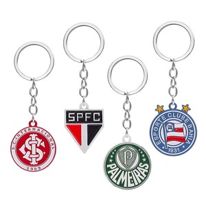 Bán Buôn Brazil Câu Lạc Bộ Bóng Đá Keychain Sang Trọng Men Đội Bóng Đá Móc Chìa Khóa Tùy Chỉnh Kim Loại Móc Khóa Quà Tặng Khuyến Mãi - Product Image 1