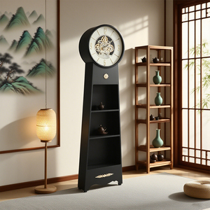 Reloj de Pared de Diseño Creativo Único, Simple, de Metal Negro, con Patrón de Naturaleza Muerta, Redondo, de Cuarzo, para Decoración Moderna de Sala de Estar, Armens - Product Image 4