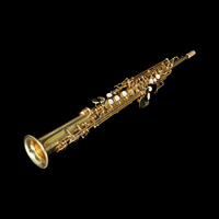 Woodwind Instrument Factory Wholesale Bb Tone Lowest Price Professional One Piece soprano Saxophone