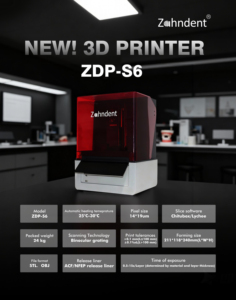 잔덴트 최신 기술 3D 프린터 고속 16K 치과 연구소 또는 병원용 - Product Image 5