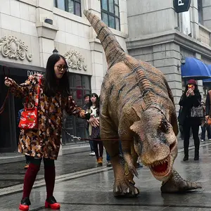 Animatronic gerçekçi silikon kauçuk t-rex dinosaurio kostüm