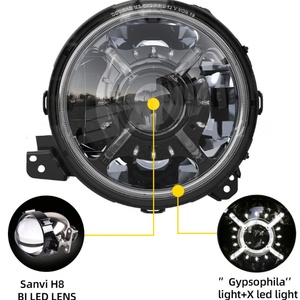 Jeep-Wrangler-JL 9 Inch Headlight Assembly for jeep Car Retrofit Adjustable Multifunction Headlamps - Product Image 2