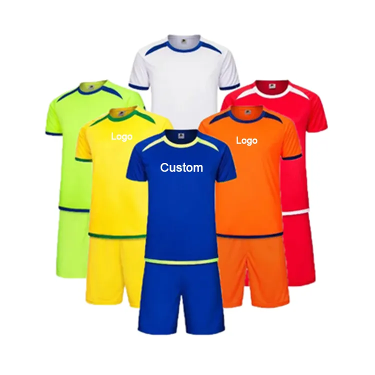 Uniforme su misura dell'abbigliamento della maglietta degli uomini della maglia della squadra di calcio di sublimazione messa per calcio