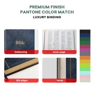 <span class=keywords><strong>Biblia</strong></span> Cristiana con Borde Dorado Personalizado, Papel Bíblico <span class=keywords><strong>de</strong></span> 30 Gsm, Páginas Interiores A4, <span class=keywords><strong>Biblia</strong></span> Devocional Diaria para <span class=keywords><strong>Mujer</strong></span> Cristiana - Product Image 2