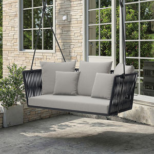 Chaise suspendue en corde d'aluminium <span class=keywords><strong>de</strong></span> haute qualité, moderne, personnalisable, pour jardin, terrasse, cour, <span class=keywords><strong>bain</strong></span> <span class=keywords><strong>de</strong></span> <span class=keywords><strong>soleil</strong></span>, canapé suspendu pour patio, parc, salle <span class=keywords><strong>de</strong></span> sport - Product Image 5
