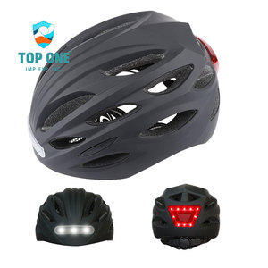 TopOne Logo personnalisé noir lumineux casque de vélo de route sécurité équitation pour ville en plein air escalade montagne Scooter vélo Cycle - Product Image 2