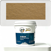 Peinture décorative pour murs extérieurs, écologique, faible teneur en COV, effet pierre véritable, résistante aux fissures, pour hôtel