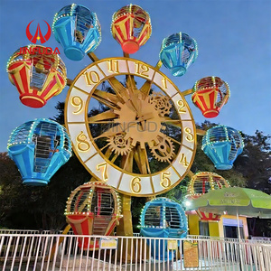 เครื่องเล่นชิงช้าสวรรค์หมุนขนาด 15 เมตร สำหรับใช้งานกลางแจ้ง โครงสร้างโลหะและไฟเบอร์กลาส รองรับผู้โดยสาร 40 คน รับน้ำหนักได้ 500 กิโลกรัม - Product Image 3