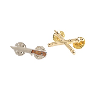 Spilla con Logo della palma saudita d'oro spilla <span class=keywords><strong>regalo</strong></span> in metallo smalto Arabia saudita MIDE spilla con distintivo - Product Image 2