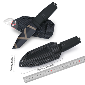 Couteau de combat personnalisable ER, couteau de poche en acier inoxydable Damas de haute qualité, caoutchouc, OEM, industriel, extérieur, bricolage, qualité laser - Product Image 5