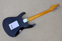 Gitar Elektrik Flyoung 6 Senar Harga Murah Pickup SSH Leher Maple Kuning Veneer Maple Flame