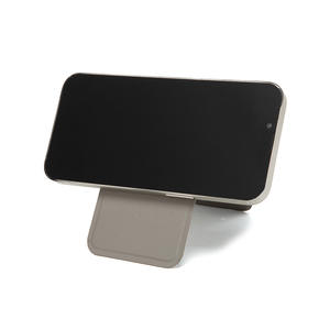Portefeuille multifonctionnel en cuir avec miroir pliable intégré, porte-cartes magnétique pour téléphone portable, poche pour cartes de crédit - Product Image 3