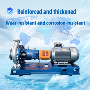 OEM Customized Wholesale 380V Three-Phase Motor 440m/h Flow Rate 20 Lift 304 Stainless Steel Flange Connection Horizontal <b>Pump</b> - Product Image 2