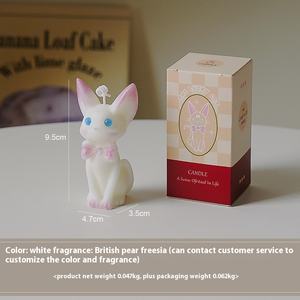 El yapımı gelişmiş hareketli nesne modeli lüks soya balmumu mum yavru kokusu yaratıcı kokulu atmosfer eşlik hediye - Product Image 5