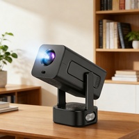 Projecteur d'apprentissage 350 ANSI Lumens pour la maison, 720P HD, WiFi double bande, BT 5.0, projecteur portable pour réunions de bureau