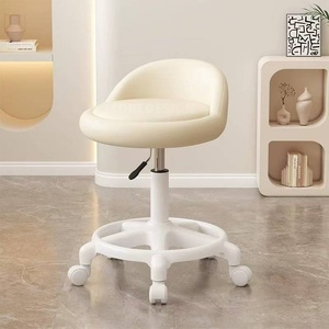 Chaise roulante en plastique réglable et simple pour salon de beauté, spa, onglerie, hôtel, hôpital, bureau, restaurant, chambre, barbier - Product Image 1