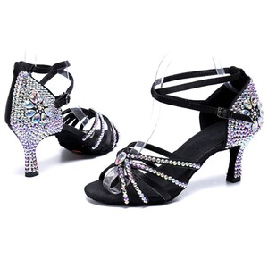 <span class=keywords><strong>Zapatos</strong></span> <span class=keywords><strong>de</strong></span> <span class=keywords><strong>Baile</strong></span> Latino <span class=keywords><strong>de</strong></span> Satén Hechos a Medida para Mujer, Tacón Alto, Suela <span class=keywords><strong>de</strong></span> Cuero Genuino, <span class=keywords><strong>Zapatos</strong></span> <span class=keywords><strong>de</strong></span> <span class=keywords><strong>Salsa</strong></span> para Escenario - Product Image 2