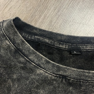 Vendita all'ingrosso su misura di alta qualità Retro superiore pettinato 100% tessuto di cotone lavato con acido vecchio Vintage canottiera da donna - Product Image 6