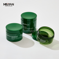 MYPACK Contenants en plastique vert de luxe pour cosmétiques, masque capillaire, beurre corporel, pots de 200g, 300g, 500g
