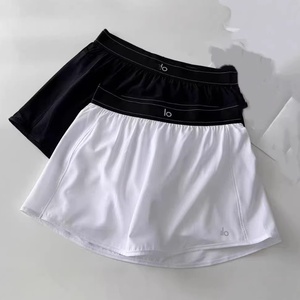 Alooostyle Sporty Short <strong>Skirt</strong> with High Waist <strong>and</strong> Anti-baring Feature - A-shaped Half-length Dress - Product Image 3