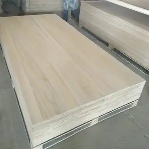更便宜的价格2x4x8木材2x4木材散装木材泡桐木实心板购买低价漂白/碳化木材泡桐