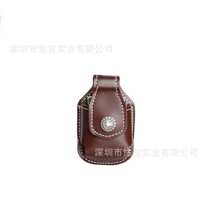 Étuis à briquet en cuir personnalisés, étuis de protection pour briquet, boîtes à briquet créatives pour cadeaux. - Product Image 1