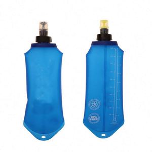 FREE SAMPLE Tpu Soft Flask Running Collapsible <b>Water</b> <b>Bottle</b> <b>Hot</b> <b>Water</b> <b>Bottle</b> with Soft Toy <b>Cover</b> Lid Soft Squeeze Plastic - Product Image 3