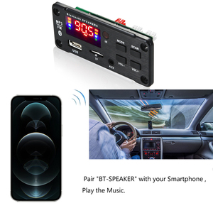 Amplificateur audio professionnel pour voiture 2*25W 50W avec carte USB TF <span class=keywords><strong>Radio</strong></span> FM <span class=keywords><strong>MP3</strong></span> pour module audio sans fil BT, amplificateur de puissance en plastique - Product Image 3