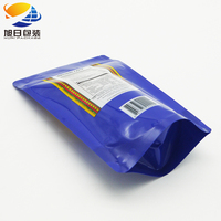Film PET/PE de qualité alimentaire anti-odeur pour sachet souple avec fermeture éclair et fenêtre transparente pour lait, aliments pour animaux et chewing-gum - Taille personnalisable