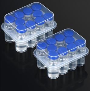 Boîte de rangement en plastique transparent pour flacons de 2x3 ml, vente en gros, pour étuis de rangement de 3 ml - Product Image 1