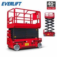 Plateforme élévatrice à ciseaux autopropulsée EVERLIFT Heavy Duty 12M, 320 kg, électrique, hydraulique, pour travaux en hauteur, entrepôt intérieur, maintenance