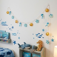 Neue Outdoor Wasserdichte 20-LED Seestern-förmige Batteriebetriebene Plastik Silber Kupferdraht Lichterkette für Weihnachten Party Hochzeit