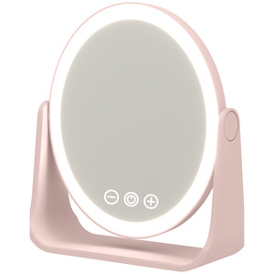 Specchio Cosmetico Portatile a LED con Luce Tricolore e Illuminazione da Tavolo per Dormitorio e Ufficio - Product Image 6