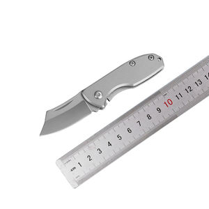 कस्टम छोटी कीचेन जेब चाकू स्टील हैंडल एडc फोल्डिंग ब्लेड चाकू बिंदु उपयोगिता आउटडोर चाकू मैनुअल खुला - Product Image 6
