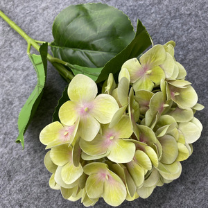 Flores artificiales de Hortensia con impresión 3D, flores artificiales de Hortensia para boda, fiesta, oficina, decoración del hogar - Product Image 5