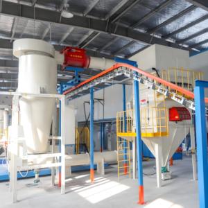 Ligne de revêtement en poudre automatique électrostatique <span class=keywords><strong>MAGE</strong></span> pour la finition de surface des profilés en aluminium - Product Image 3