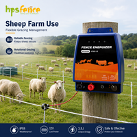 HPSFENCE ODM OEM HPSFENCE350 IPX6 Elektrische Omheining Energizer 12V 3.5J Omheininglader voor paardenweidegrenscontrole
