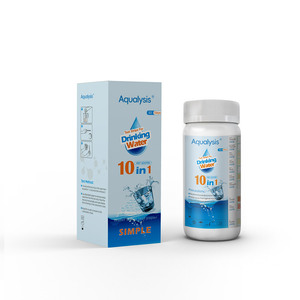 Kit de <span class=keywords><strong>test</strong></span> d'eau potable, kit de <span class=keywords><strong>test</strong></span> d'eau de robinet et de puits pour la dureté, le plomb, le fer, le cuivre, le chlore, le fluorure - Product Image 3